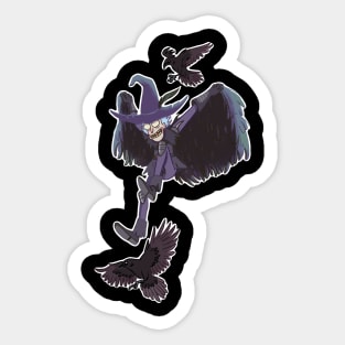 crow witch Sticker